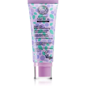 Natura Siberica Anti-Ox Wild Blueberry mousse detergente in crema per il viso 100 ml