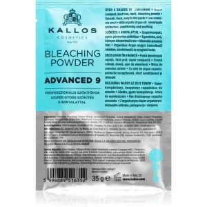 Kallos Bleaching Powder Advanced 9 polvere decolorante e per mèches 35 g