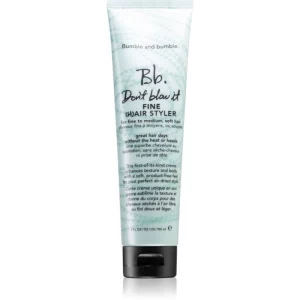 Bumble and bumble Don't Blow It Fine (H)air Styler trattamento idratante senza risciacquo per capelli delicati 150 ml