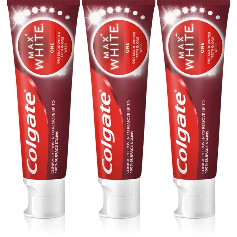 Colgate Max White One dentifricio sbiancante 3x75 ml