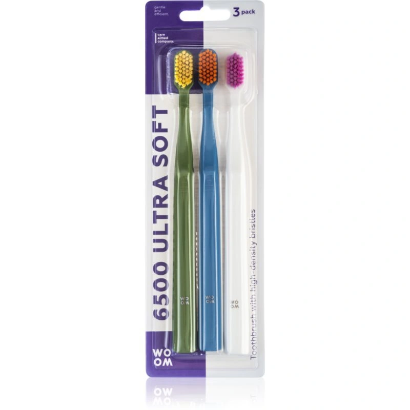 WOOM Toothbrush 6500 Ultra Soft spazzolini da denti 3 pz