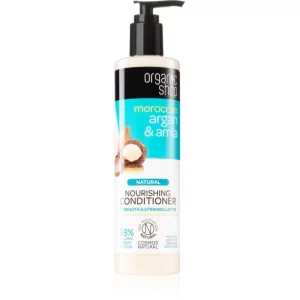 Organic Shop Natural Moroccan Argan & Amla balsamo nutriente per capelli tinti e danneggiati 280 ml