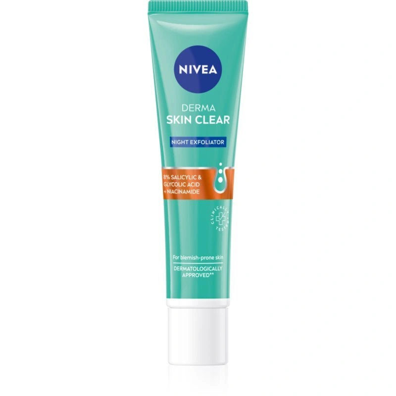 Nivea Derma Skin Clear scrub notte delicato 40 ml