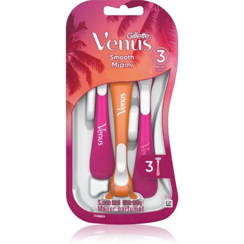 Gillette Venus Smooth Miami rasoi monouso da donna 3 pz