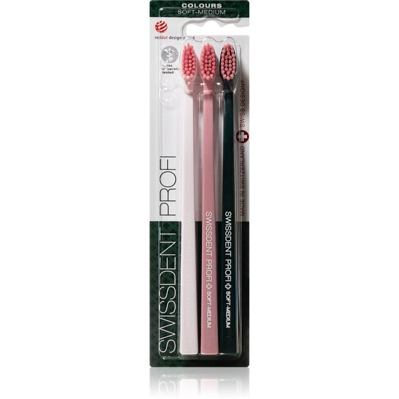 Swissdent Profi Trio spazzolini da denti soft 3 pz