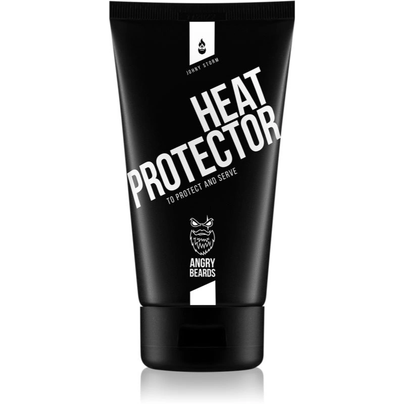 Angry Beards Heat Protector Johnny Storm crema per barba Heat Protector 75 ml