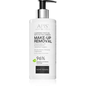 Apis Natural Cosmetics Home TerApis gel detergente con carbone attivo per pelli grasse e problematiche 300 ml