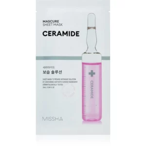 Missha Mascure Ceramide maschera viso nutriente in tessuto 28 ml
