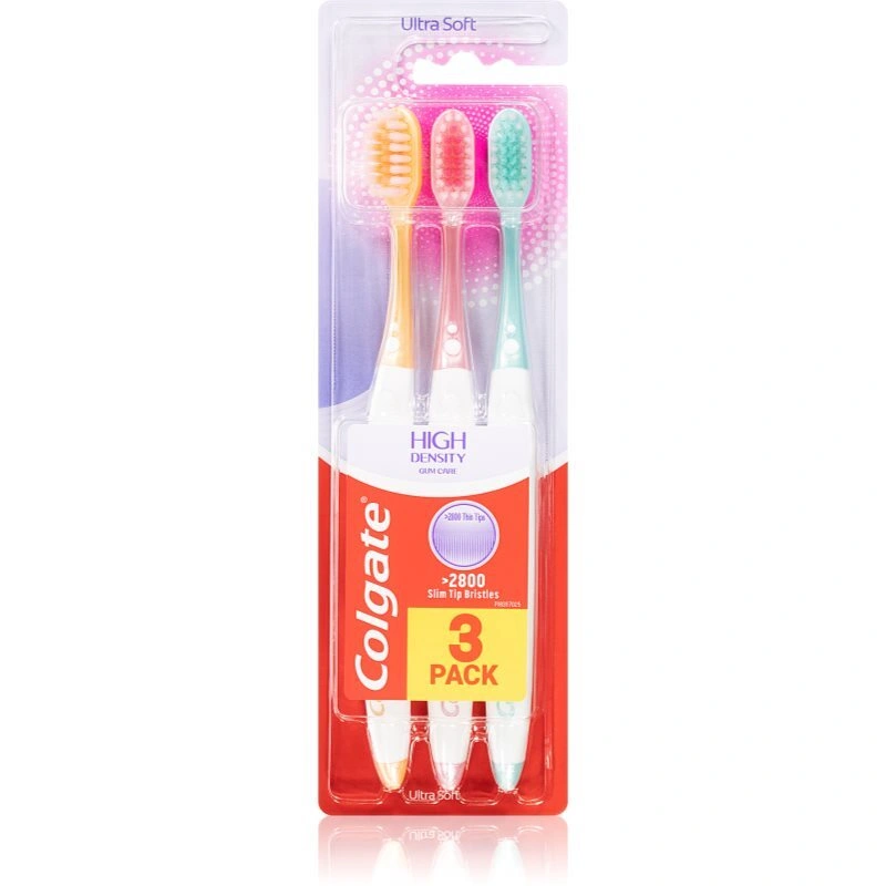 Colgate High Density 3 pack spazzolino da denti ultra soft 3 pz