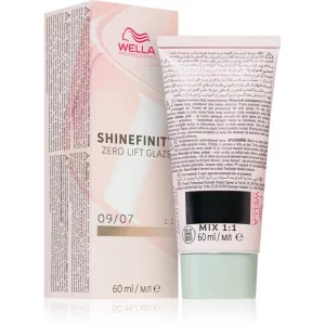 Wella Professionals Shinefinity Zero Lift Glaze tinta semipermanente per capelli colore 09/07 - Beige Sand 60 ml