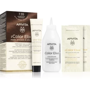 Apivita My Color Elixir tinta per capelli senza ammoniaca colore 7.35 Blonde Gold Mahogany 1 pz