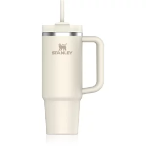 Stanley Quencher H2.O FlowState™ Tumbler tumbler in acciaio inox con cannuccia medio Cream 890 ml