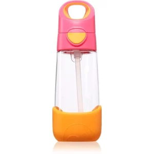 B.Box Bottle with Straw bottiglia con cannuccia Strawberry Shake 450 ml