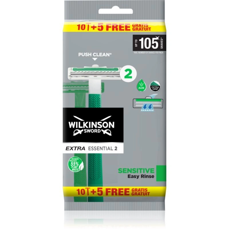 Wilkinson Sword Extra 2 Sensitive rasoio monouso 15 pz