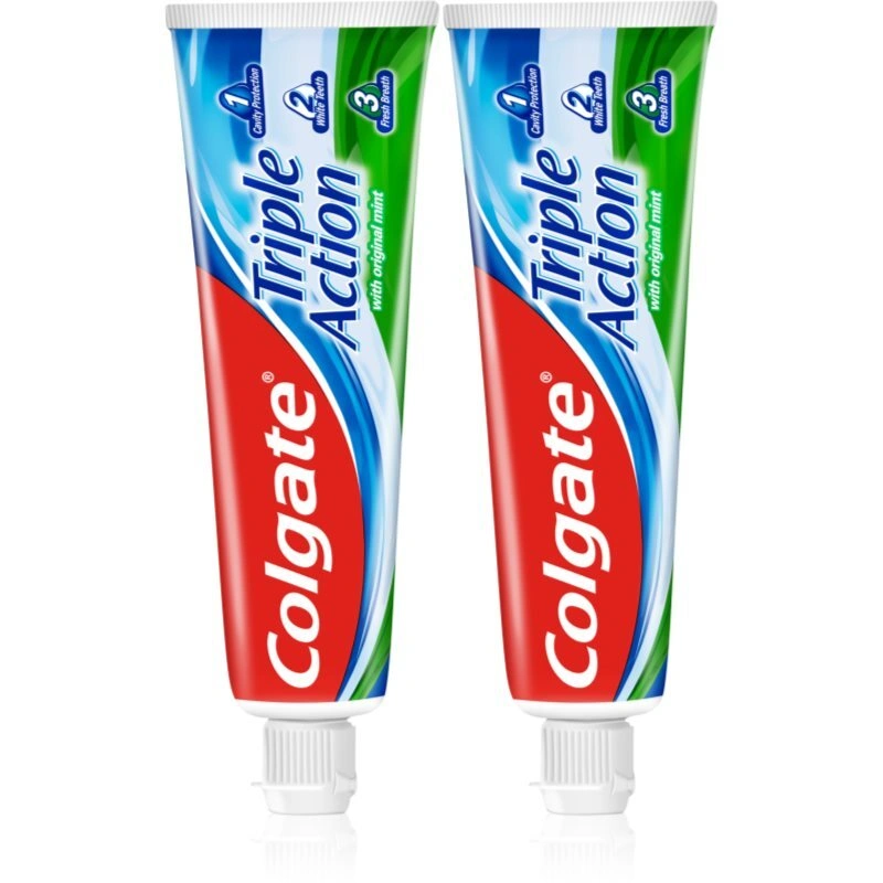 Colgate Triple Action Original Mint dentifricio 2x75 ml