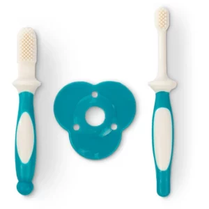Baboo Toothbrush Set Set per la cura dentale per bebè 6-12 m 2 pz