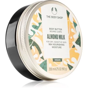 The Body Shop Almond Milk Body Butter burro nutriente corpo per pelli secche e sensibili 200 ml