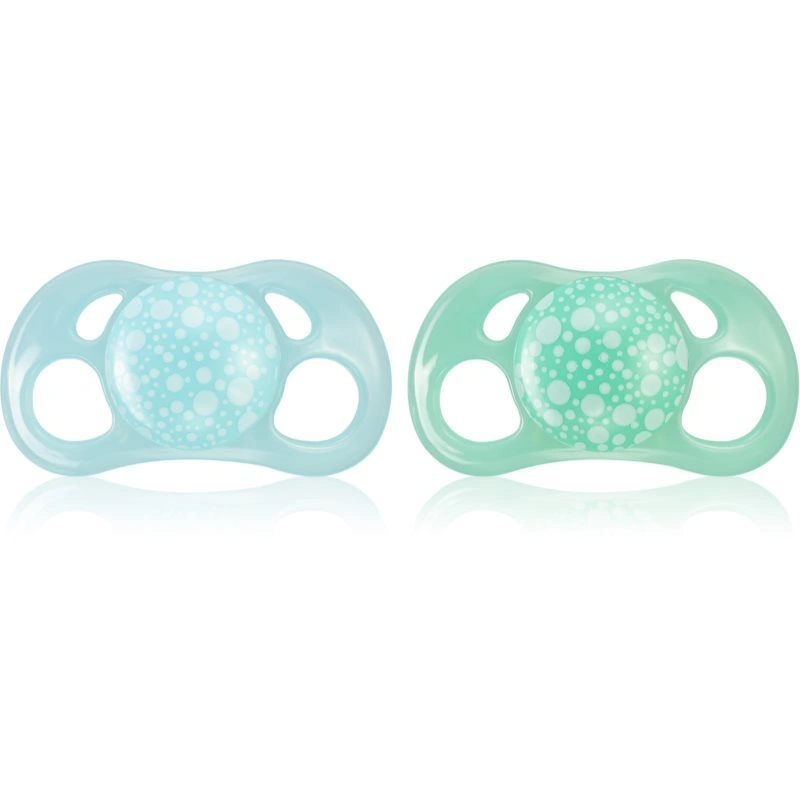 Twistshake Orthodontic 6m+ ciuccio Blue+Green 2 pz