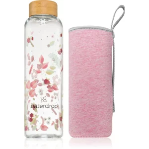 Waterdrop Glass Edition bottiglia d'acqua in vetro Flair 600 ml
