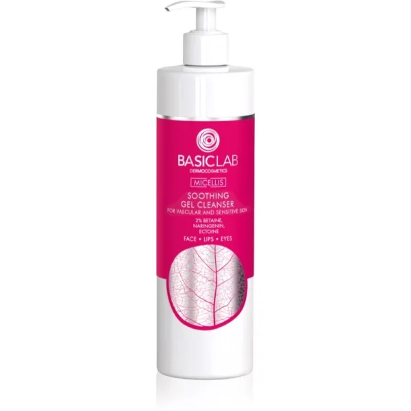 BasicLab Dermocosmetics Micellis gel detergente lenitivo per pelli sensibili e arrossate 300 ml