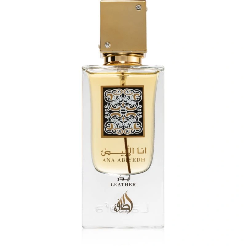 Lattafa Ana Abiyedh Leather Eau de Parfum per uomo 60 ml