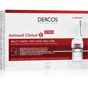 Vichy Dercos Aminexil Clinical 5 trattamento mirato anticaduta dei capelli da donna 21x6 ml