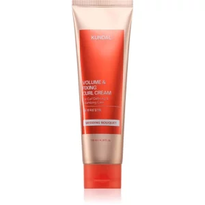 KUNDAL Volume & Fixing Curl Dream Wedding Bouquet crema styling per definire i capelli mossi con profumazione 130 ml