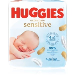 Huggies Extra Care Triplo salviette umidificate per bambini 3x56 pz