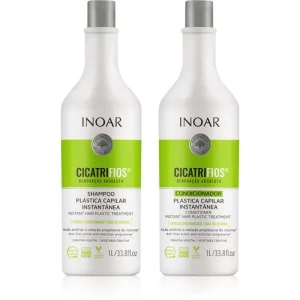 INOAR CicatriFios set per capelli rovinati e fragili 2x1000 ml