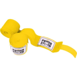 Power System Boxing Wraps fasce da boxe colore Yellow 1 pz