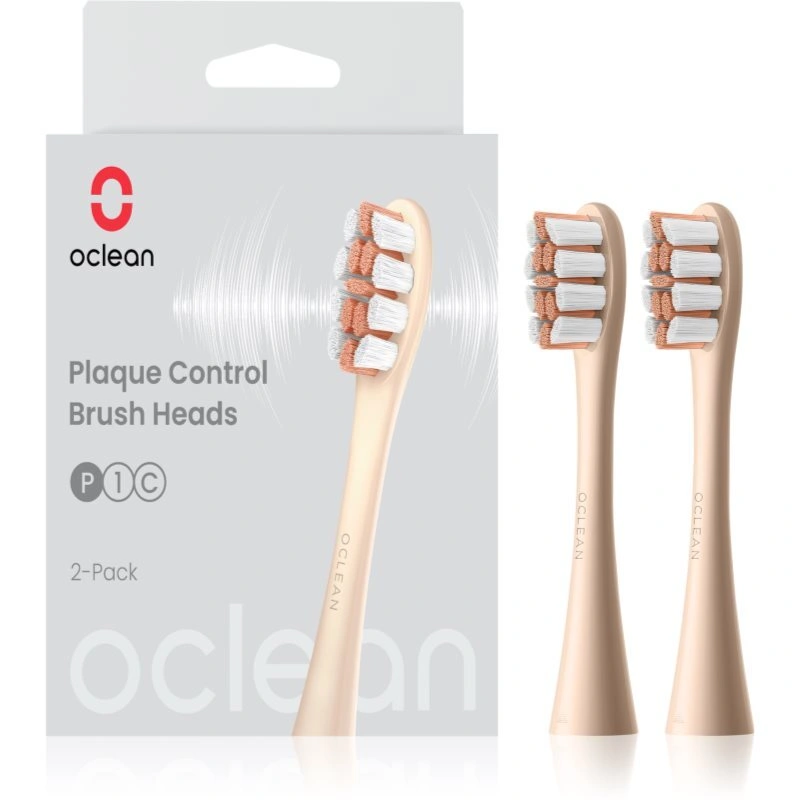 Oclean Plaque Control Medium testina di ricambio Gold 2 pz