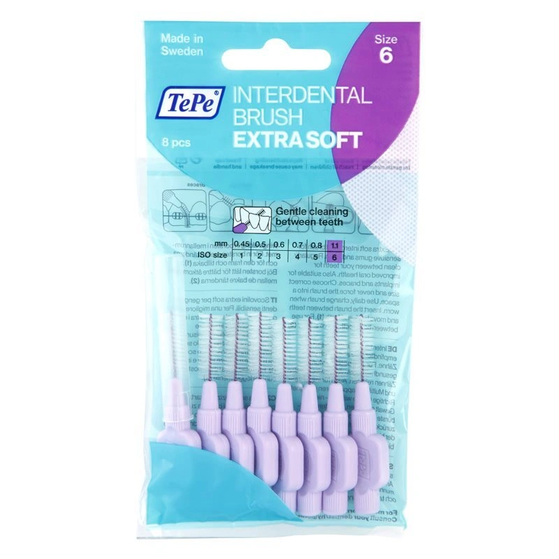TePe Extra Soft scovolini interdentali 1,1 mm 8 pz