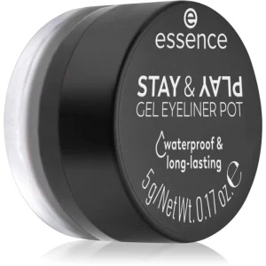 essence STAY & PLAY eyeliner colore 01 Black 5 g
