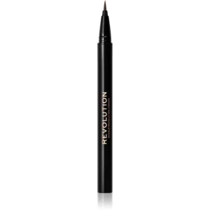 Makeup Revolution Hair Stroke Brow Pen matita per sopracciglia colore Dark Brown 0.5 ml