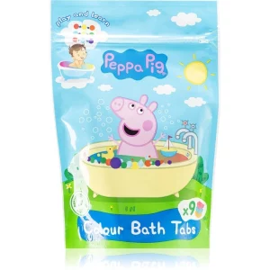 Peppa Pig Colour Bath Tabs compresse frizzanti colorate da bagno 9x16 g