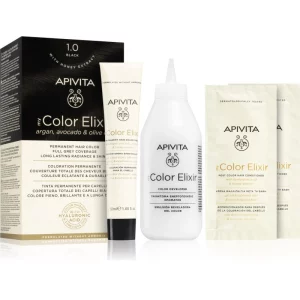 Apivita My Color Elixir tinta per capelli senza ammoniaca colore 1.0 Black 1 pz
