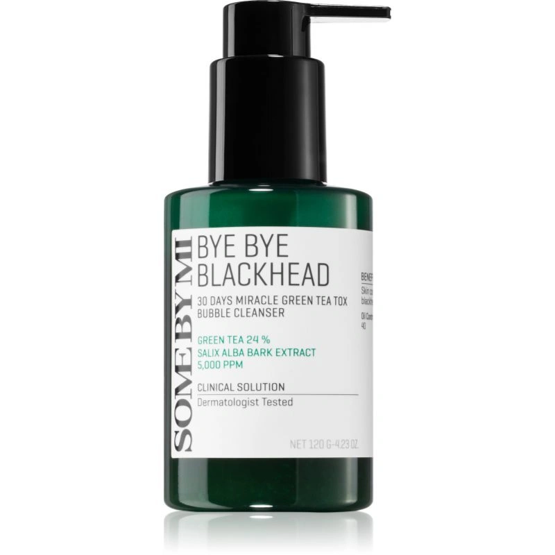 Some By Mi Bye Bye Blackhead 30 Days Miracle schiuma detergente attiva contro i punti neri 120 g