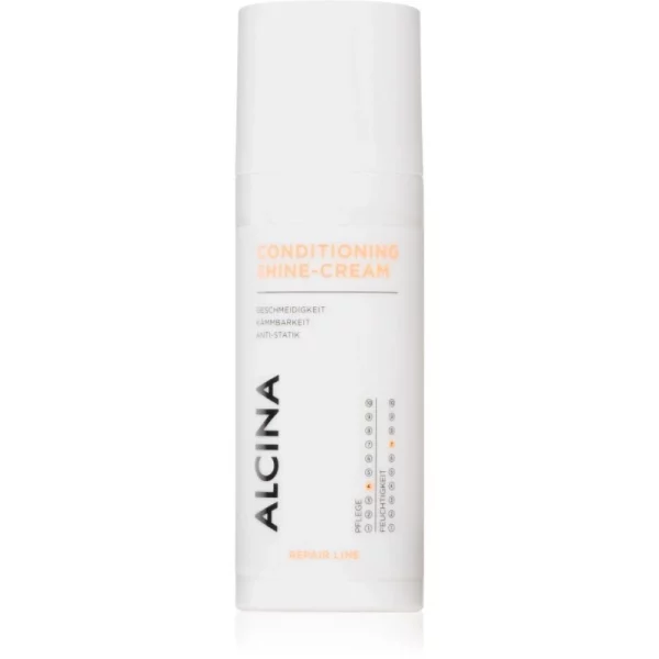 Alcina Repair Line crema rigenerante per la brillantezza dei capelli secchi e fragili 50 ml