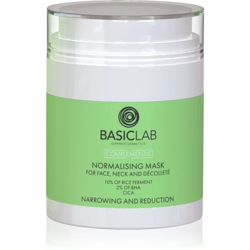 BasicLab Dermocosmetics Complementis maschera normalizzante per pelli grasse e miste 50 ml