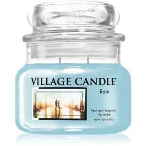 Village Candle Rain candela profumata (Glass Lid) 262 g