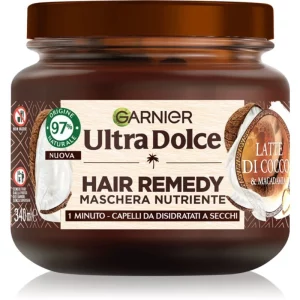 Garnier Ultra Dolce Latte di Cocco e Macadamia maschera per capelli nutriente 340 ml