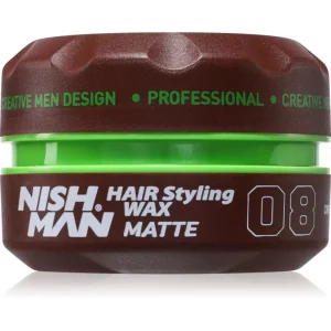 Nish Man 08 cera modellante per capelli corti effetto opaco 150 ml