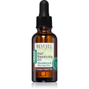 Revuele Vegan & Organic Hair Repairing Oil olio nutriente per capelli più forti 30 ml