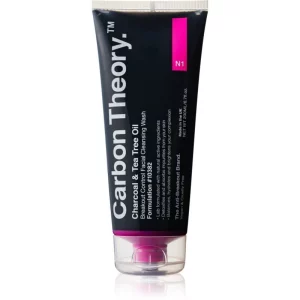 Carbon Theory Charcoal & Tea Tree Oil gel di pulizia profonda con carbone attivo 200 ml