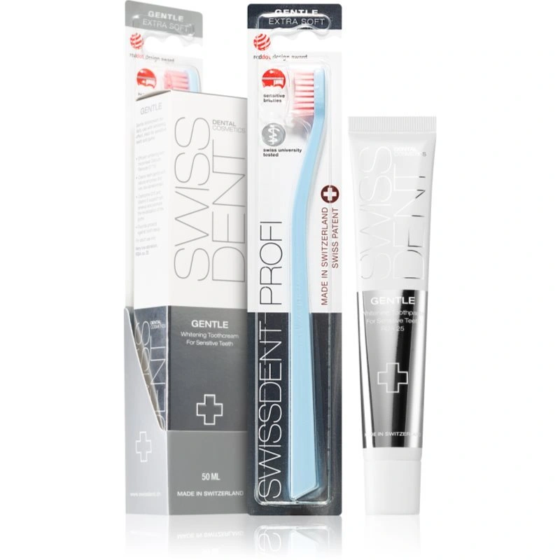 Swissdent Gentle Combo Pack kit per denti perfetti Mint