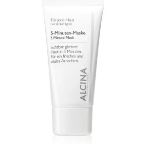 Alcina For All Skin Types maschera di 5 minuti per una pelle fresca 50 ml