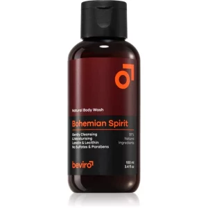 Beviro Bohemian Spirit Natural Body Wash gel doccia naturale per uomo 100 ml