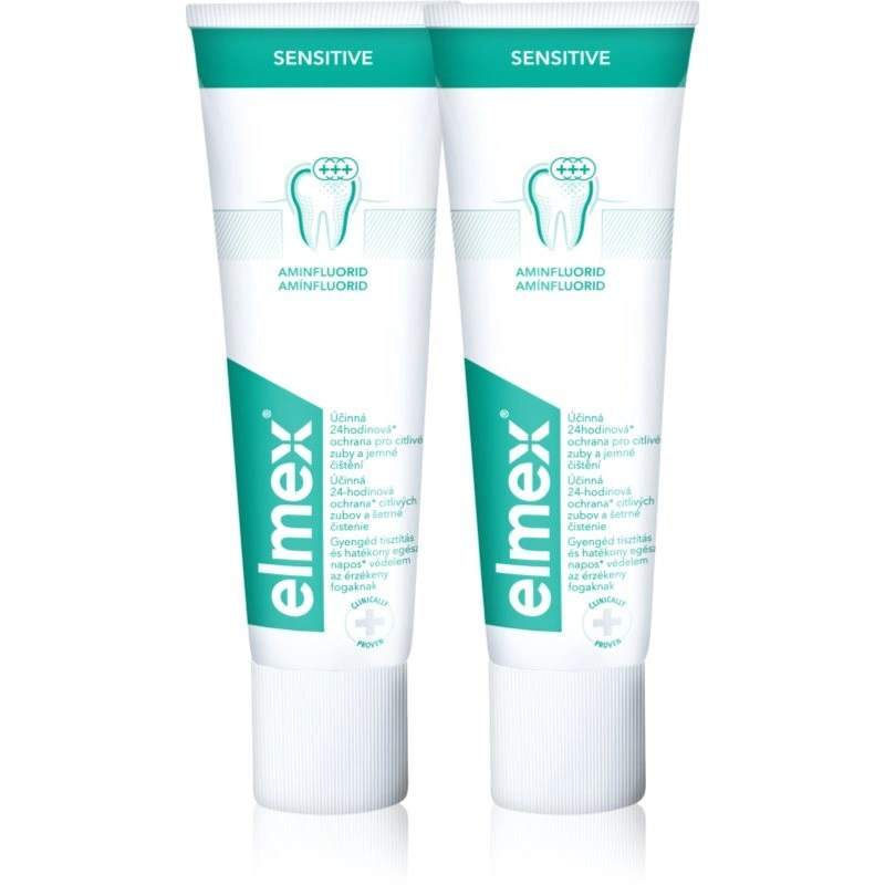 Elmex Sensitive dentifricio per denti sensibili 2x75 ml
