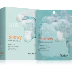 Frudia AIR Snowy maschera in tessuto per unificare il tono della pelle 10x25 ml