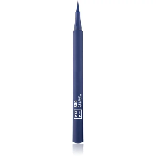 3INA The Color Pen Eyeliner eyeliner in pennarello colore 830 - Navy blue 1 ml